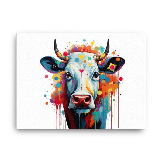 Valentina, la Vache Écarlate 18*24 (46cm×61cm)